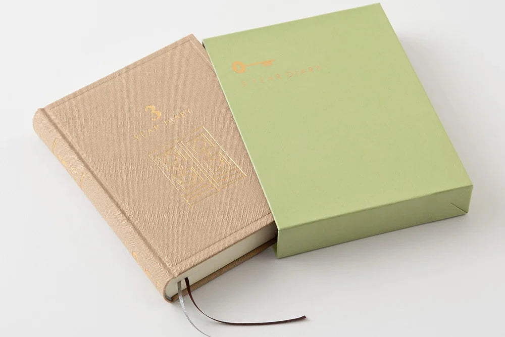 Midori Diary 3 Year - Gate Mini Beige