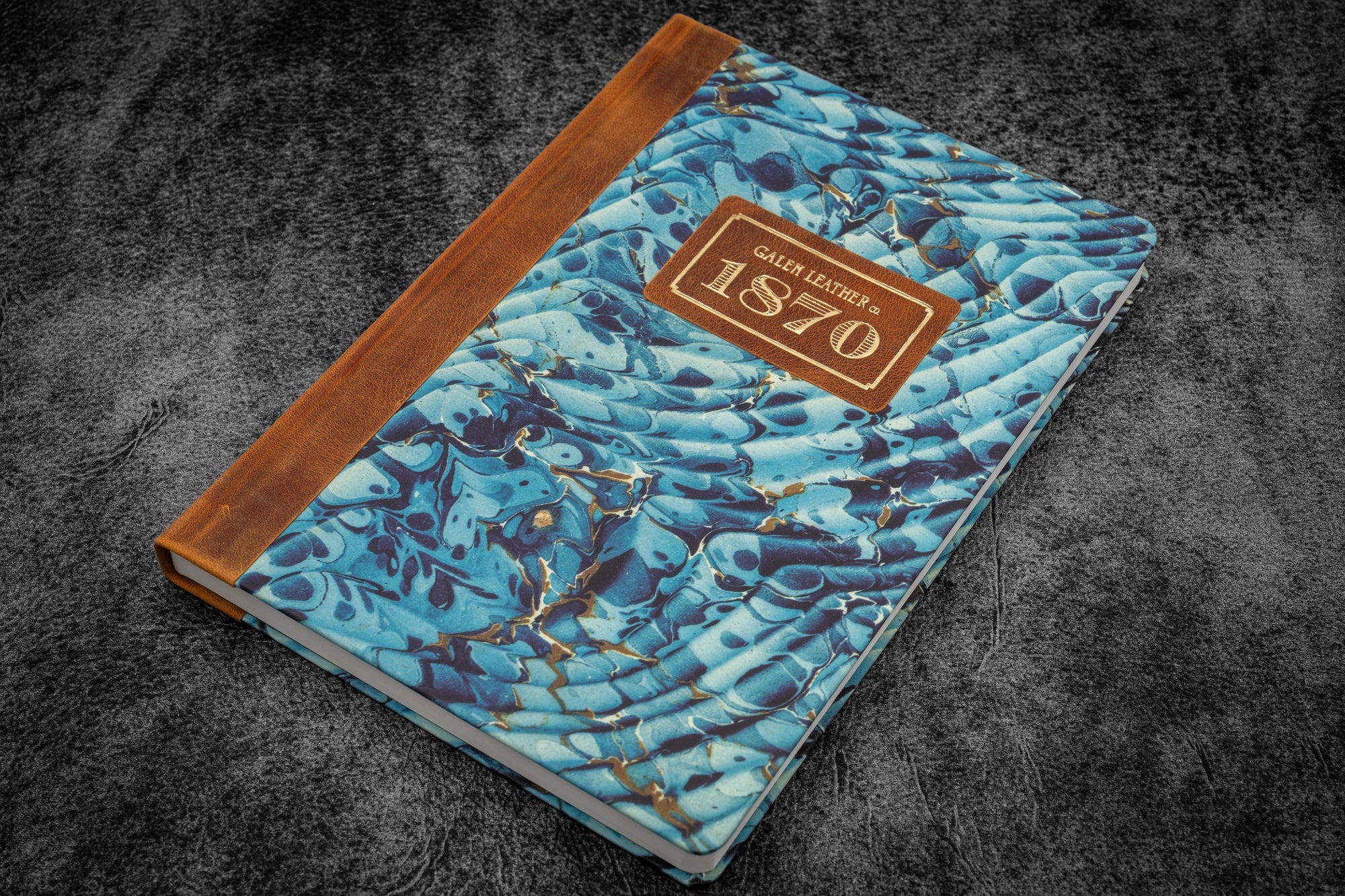 1870 Ebru Defter - Ocean Waves - TR Çizgisiz Kağıt - A5