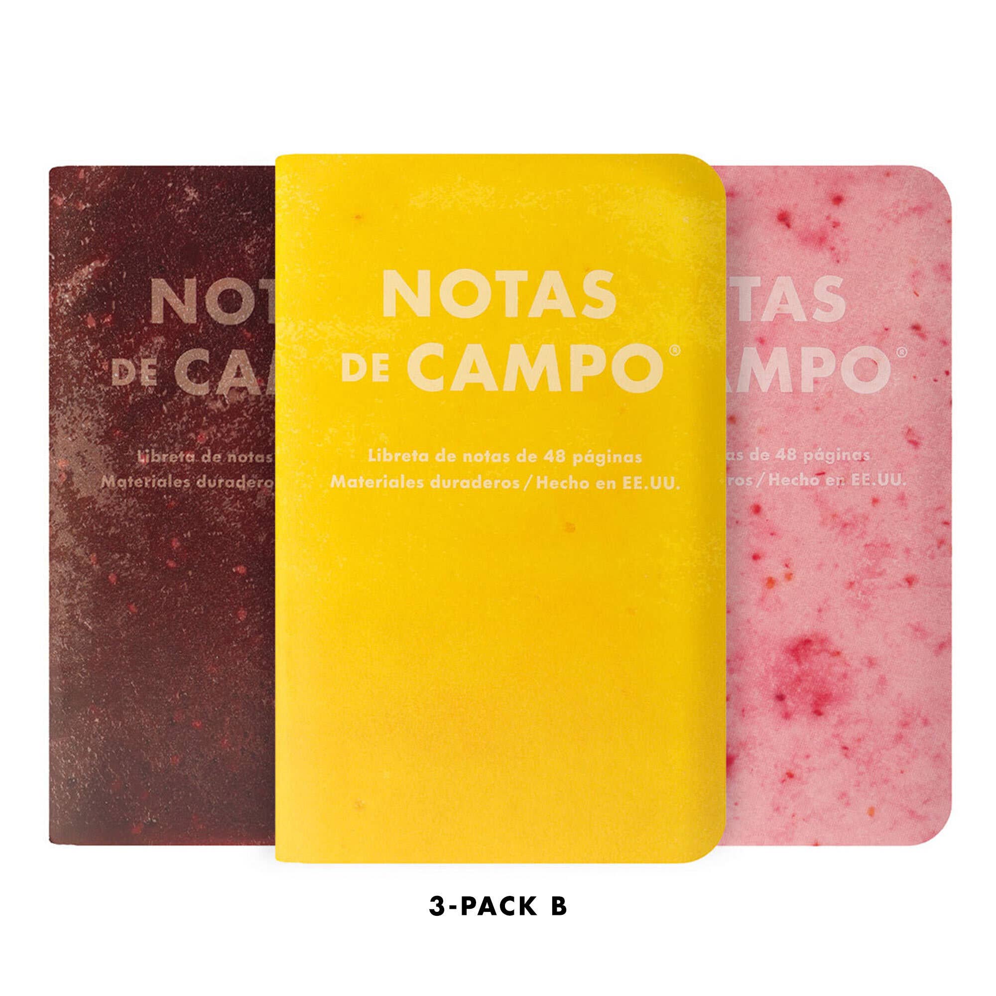 Paletas 3-Pack B - Yellow, Garnet, Pink