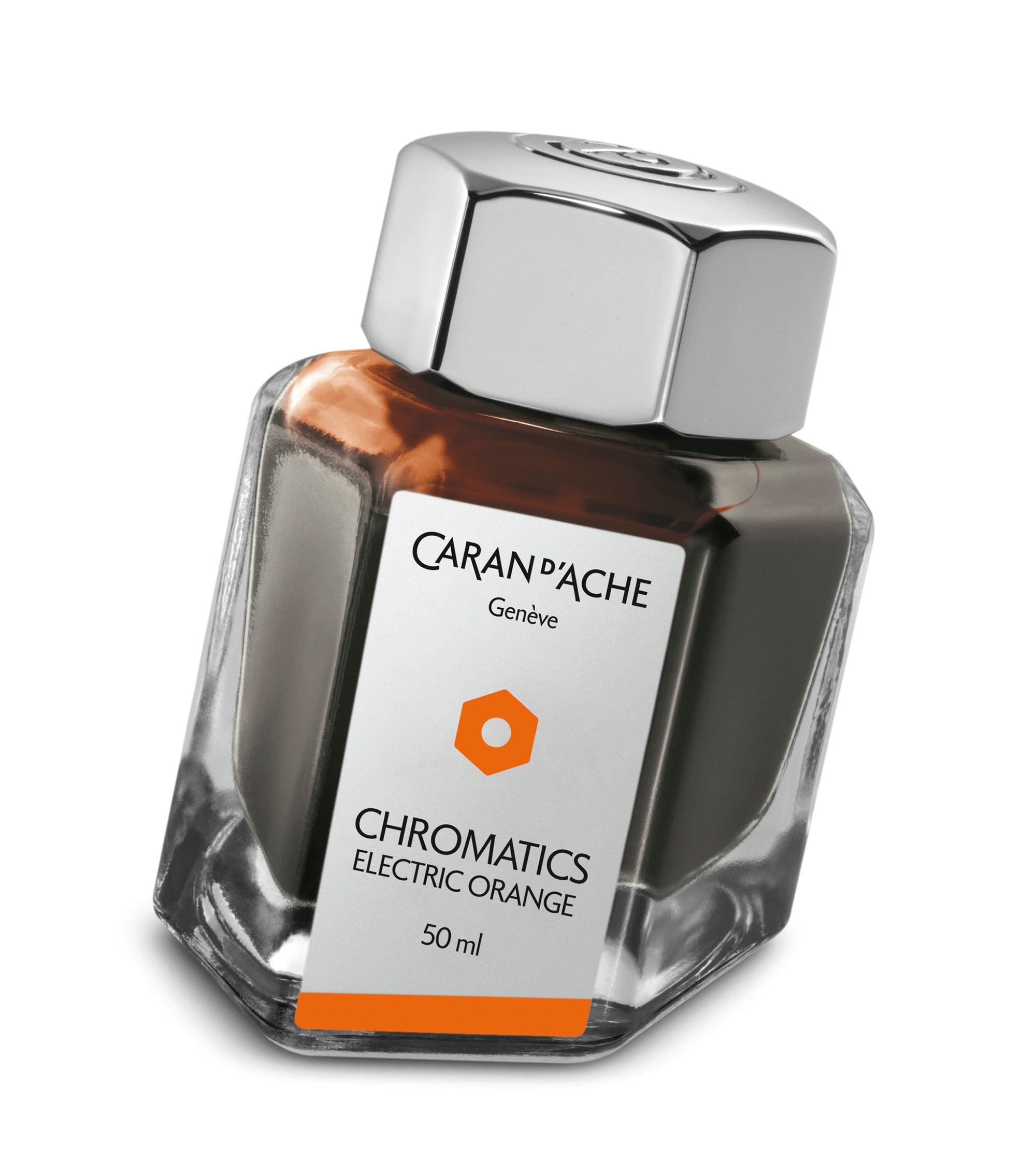Caran d’Ache Chromatics Şişe Mürekkep 50 ml – Electric Orange