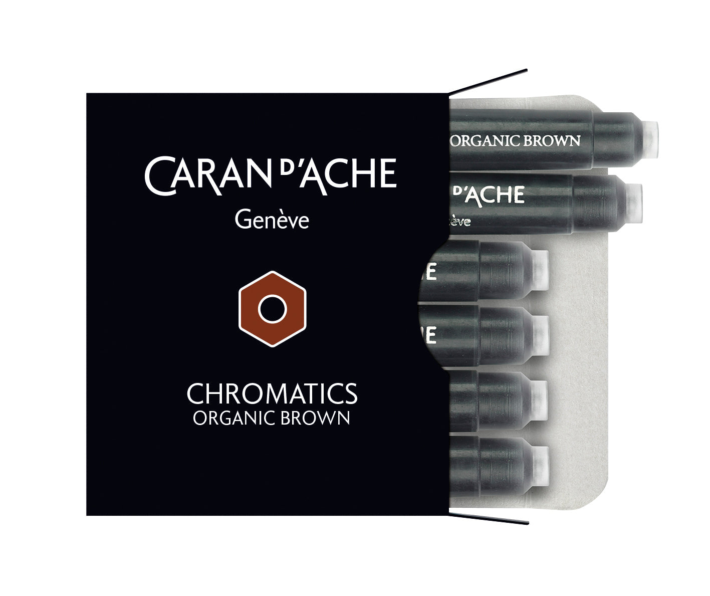 Caran d’Ache Chromatics Mürekkep Kartuşu 6’lı – Organic Brown