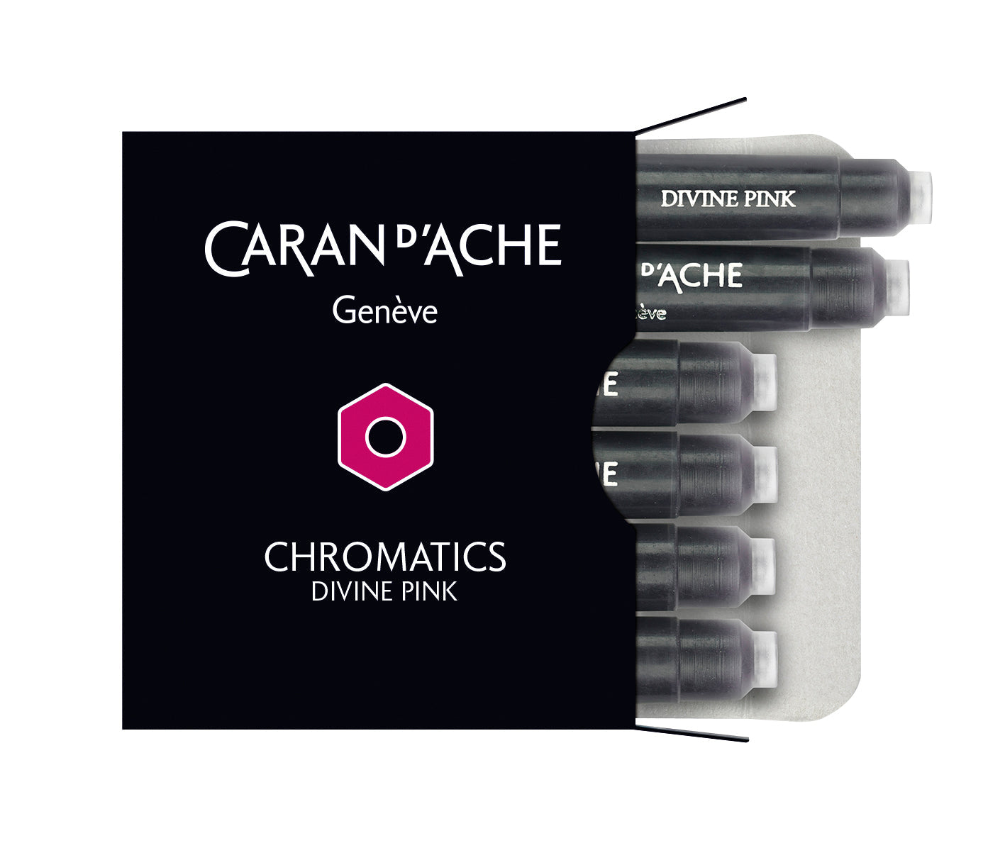 Caran d’Ache Chromatics Mürekkep Kartuşu 6’lı – Divine Pink