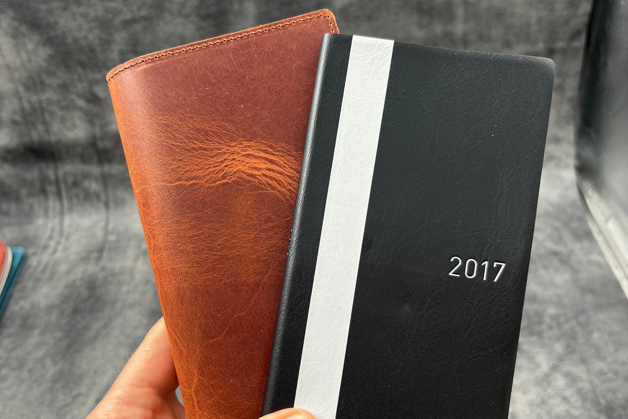 Leather Slim Hobonichi Weeks Planner Cover - C.H. Tan