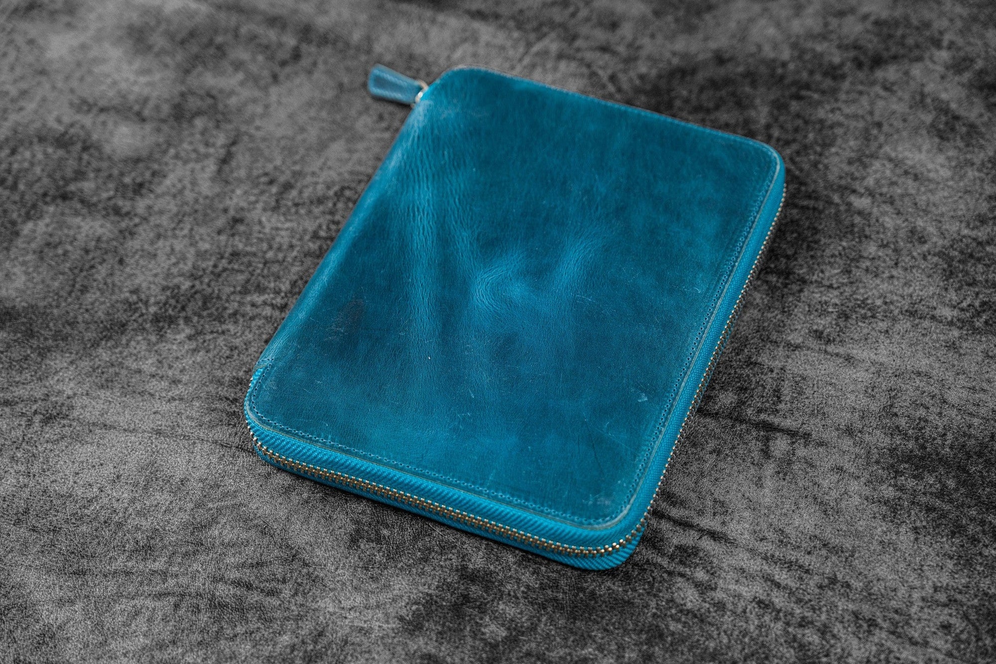 A5 Deri Organizer ve Kalemlik - C.H. Okyanus Mavi