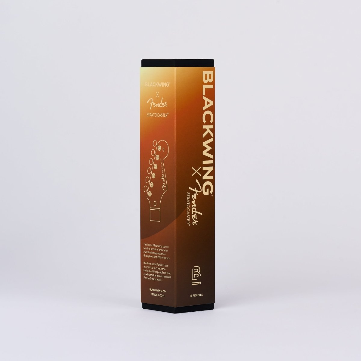 Blackwing x Fender Kurşun Kalem Sunburst Stratocaster (12'li Set)