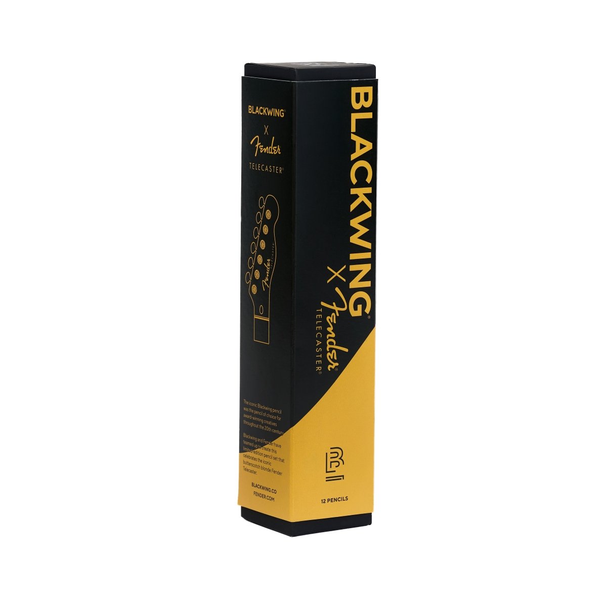 Blackwing x Fender Kurşun Kalem Butterscotch Blonde Telecaster  (12'li Set)