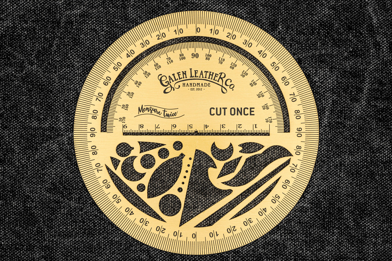 Circle Master – Pirinç Yuvarlak Ölçü Aleti