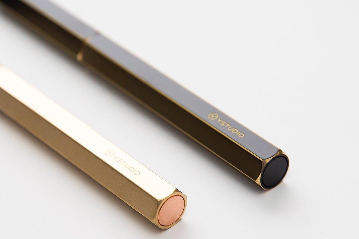 Classic Revolve-Portable Fountain Pen-Brass