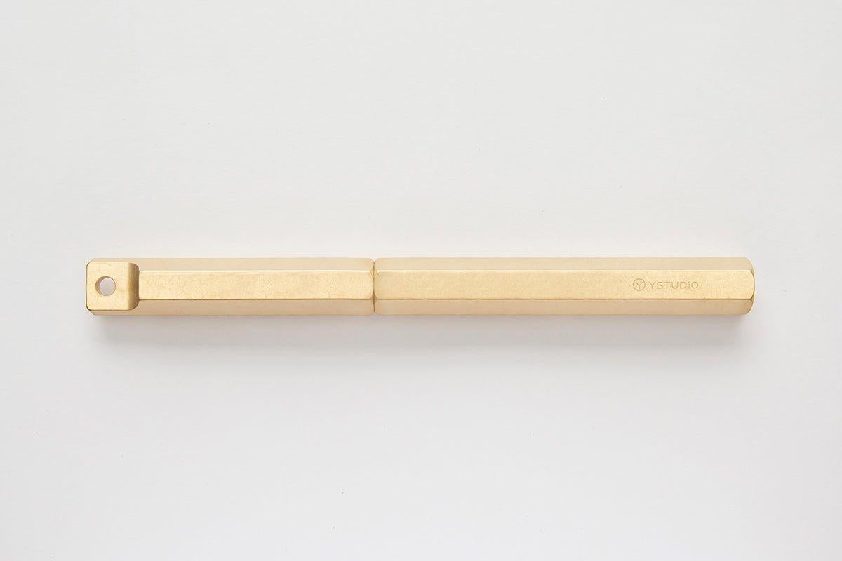 Classic Revolve-Portable Fountain Pen-Brass