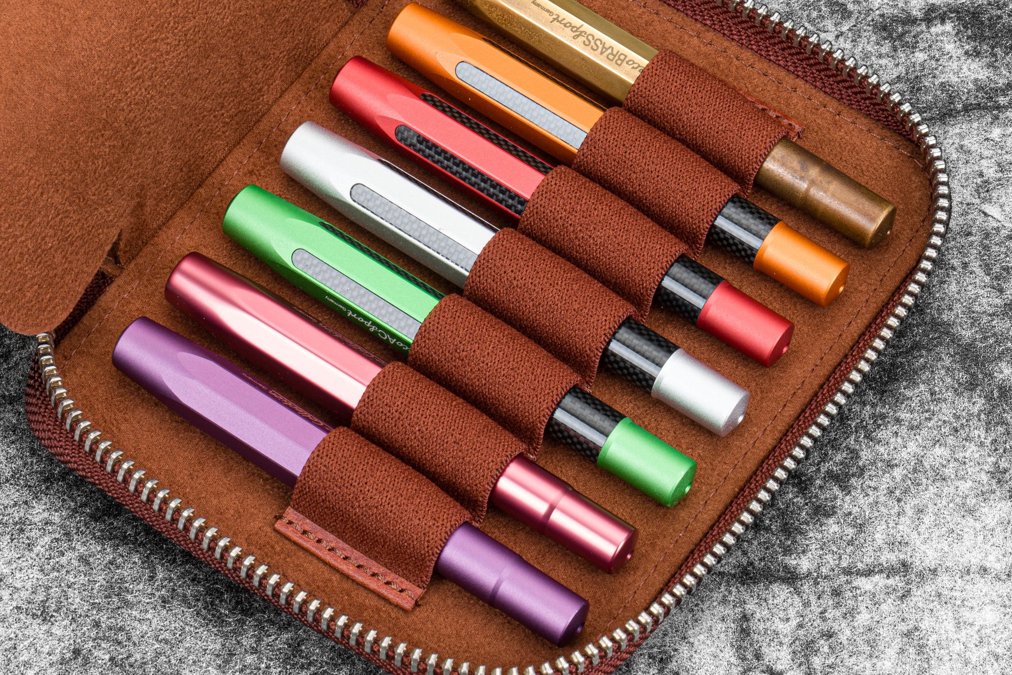 Kaweco Koleksiyonerleri için 14'lü Kalemlik - Aged Copper