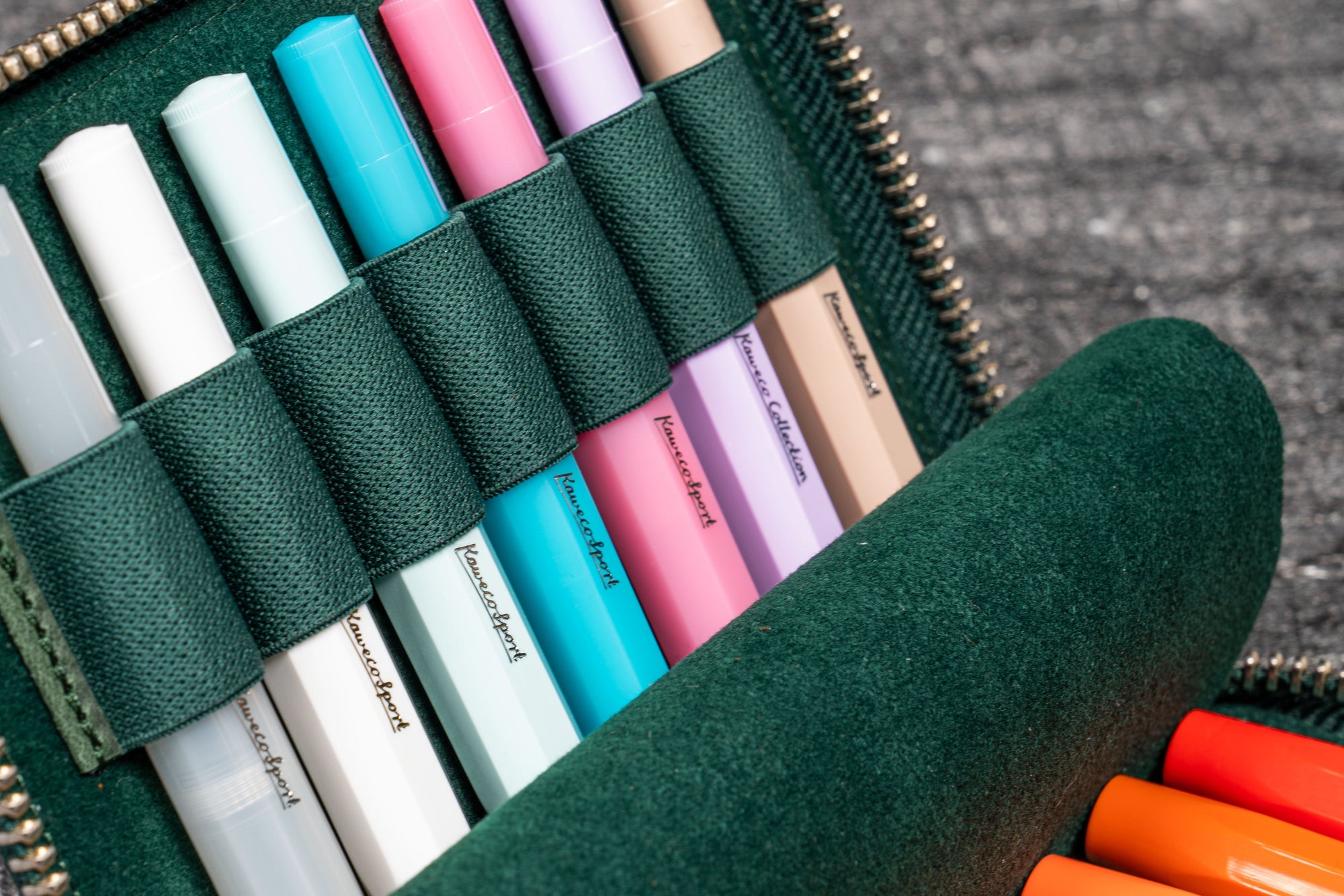 Kaweco Koleksiyonerleri için 14&#39;lü Kalemlik - C.H Yeşil