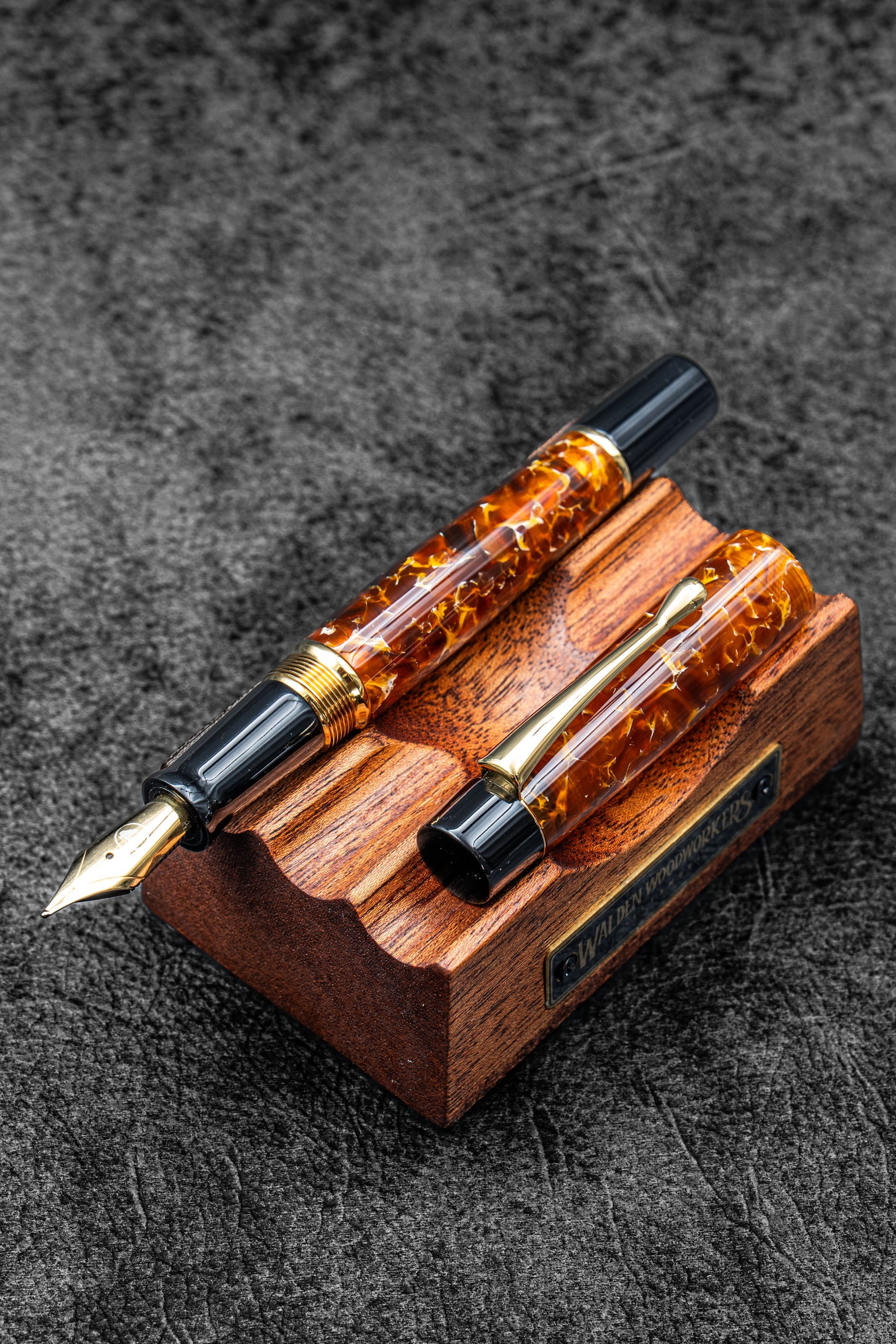 Galen X Studyo Agackakan - Fountain Pen V3 - Tortoise Shell