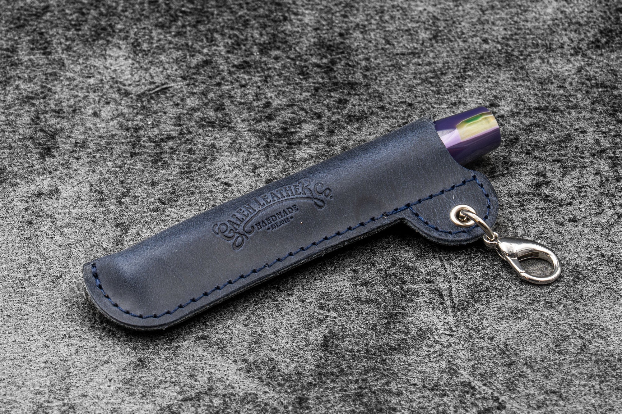 Deri Cep Boy Askılı Kalem Kılıfı - Kaweco Kılıfı