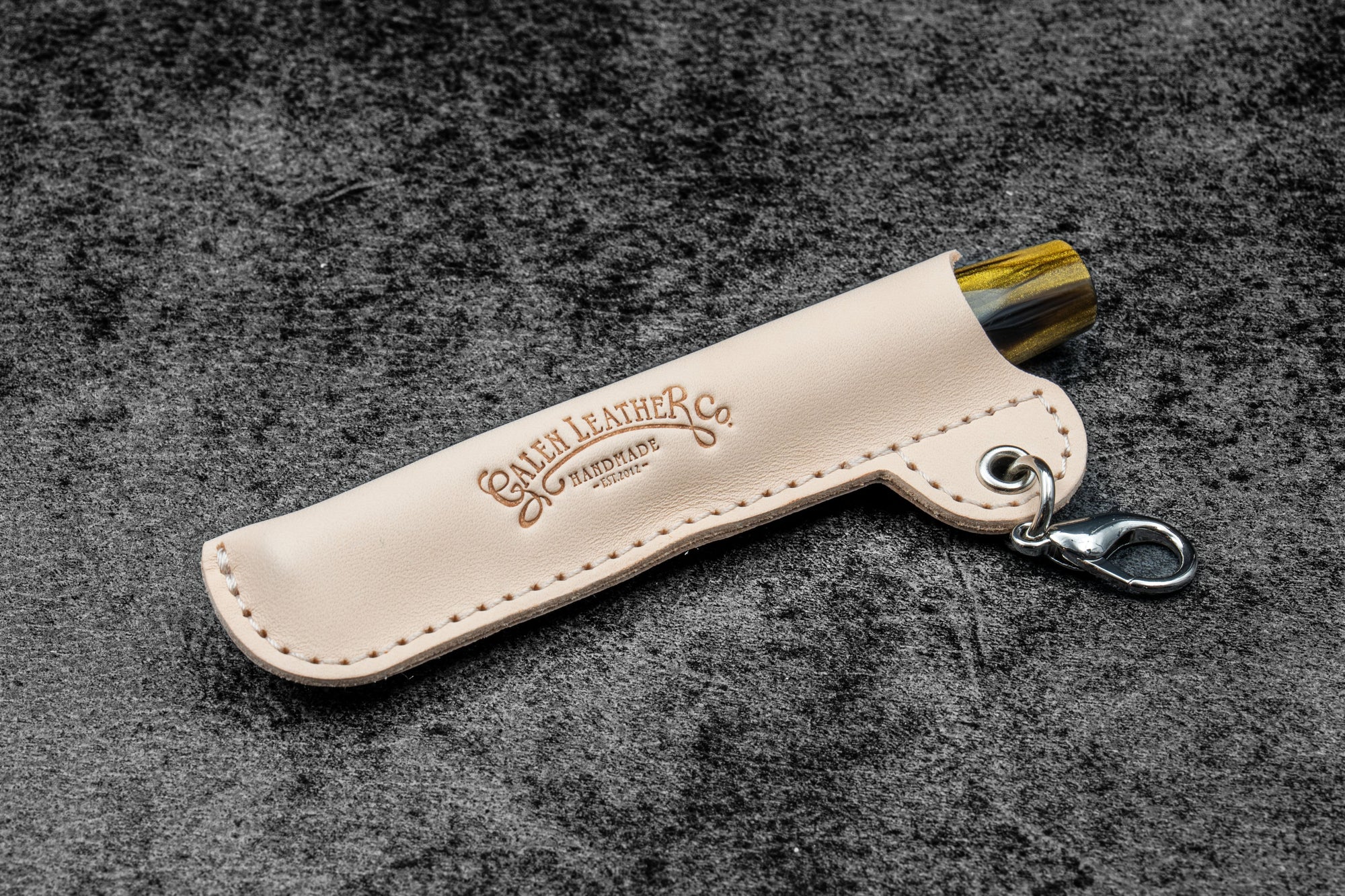 Deri Cep Boy Askılı Kalem Kılıfı - Kaweco Kılıfı