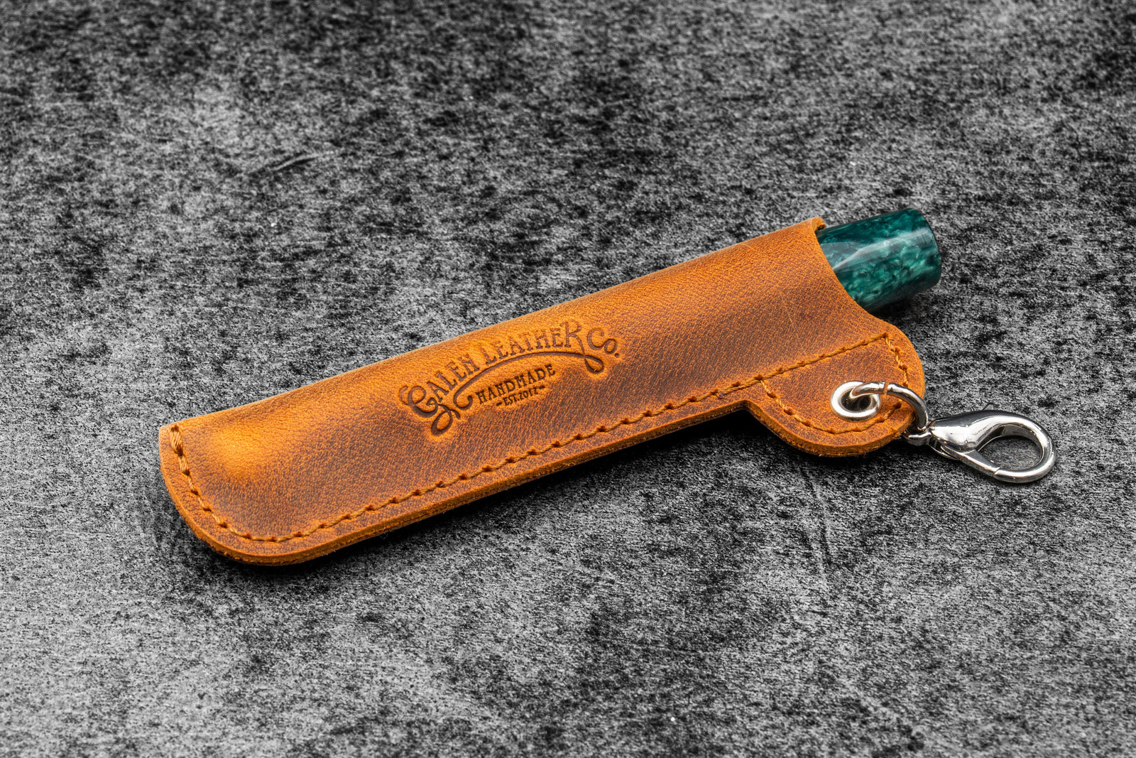 Deri Cep Boy Askılı Kalem Kılıfı - Kaweco Kılıfı