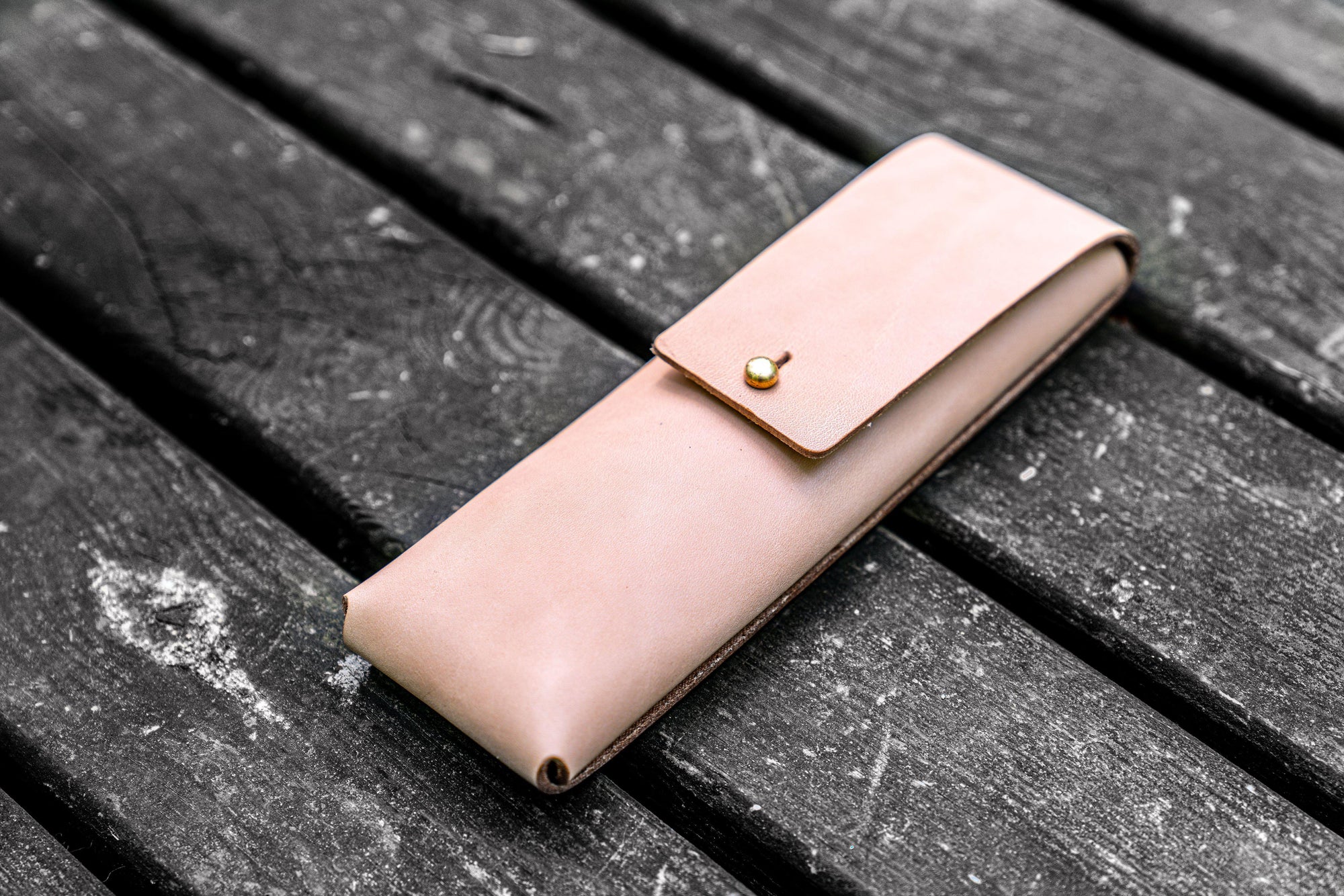 Deri Charcoal Kalemlik Blackwing Uyumlu - Undyed Leather
