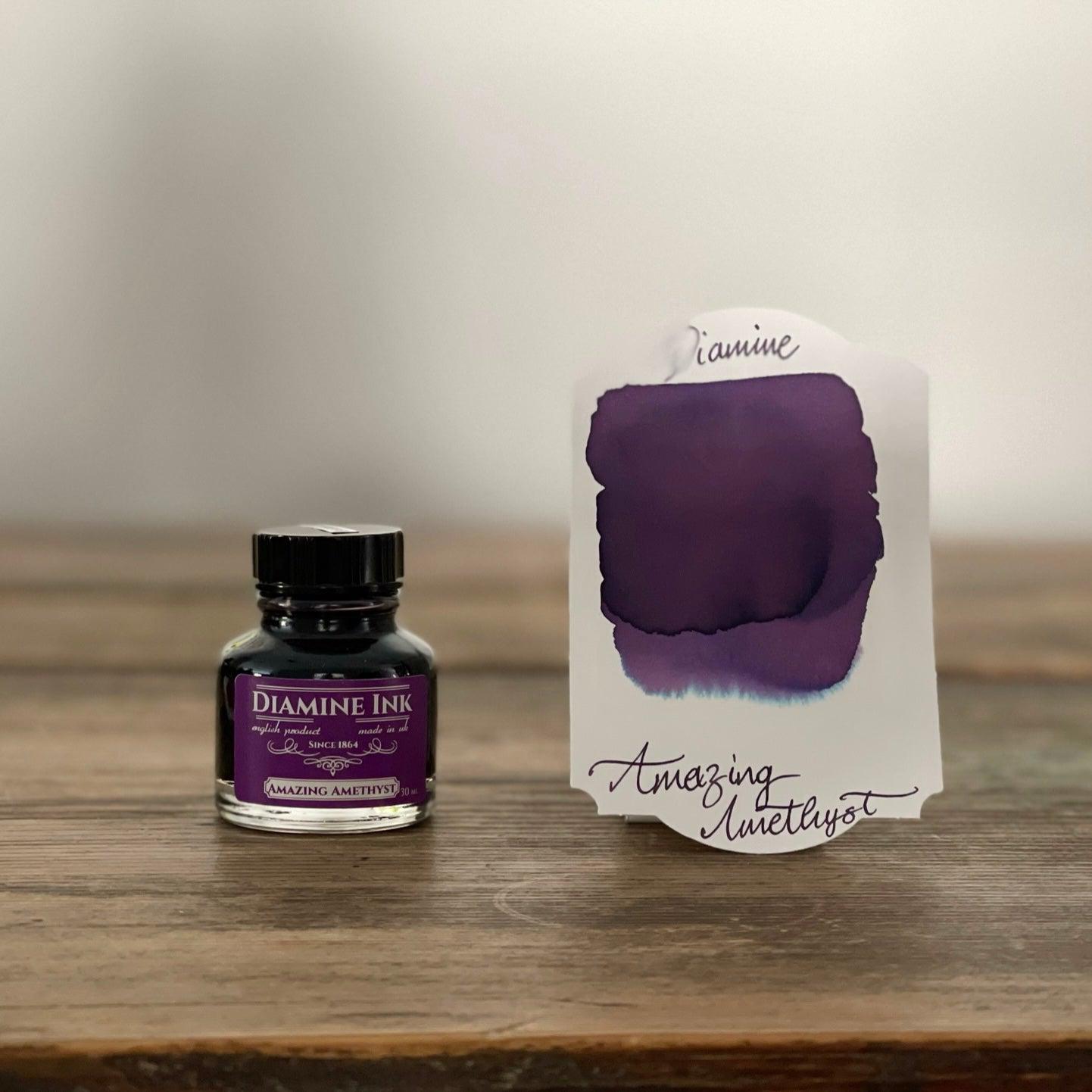 Diamine Amazing Amethyst - 30ml Glass Bottled Ink