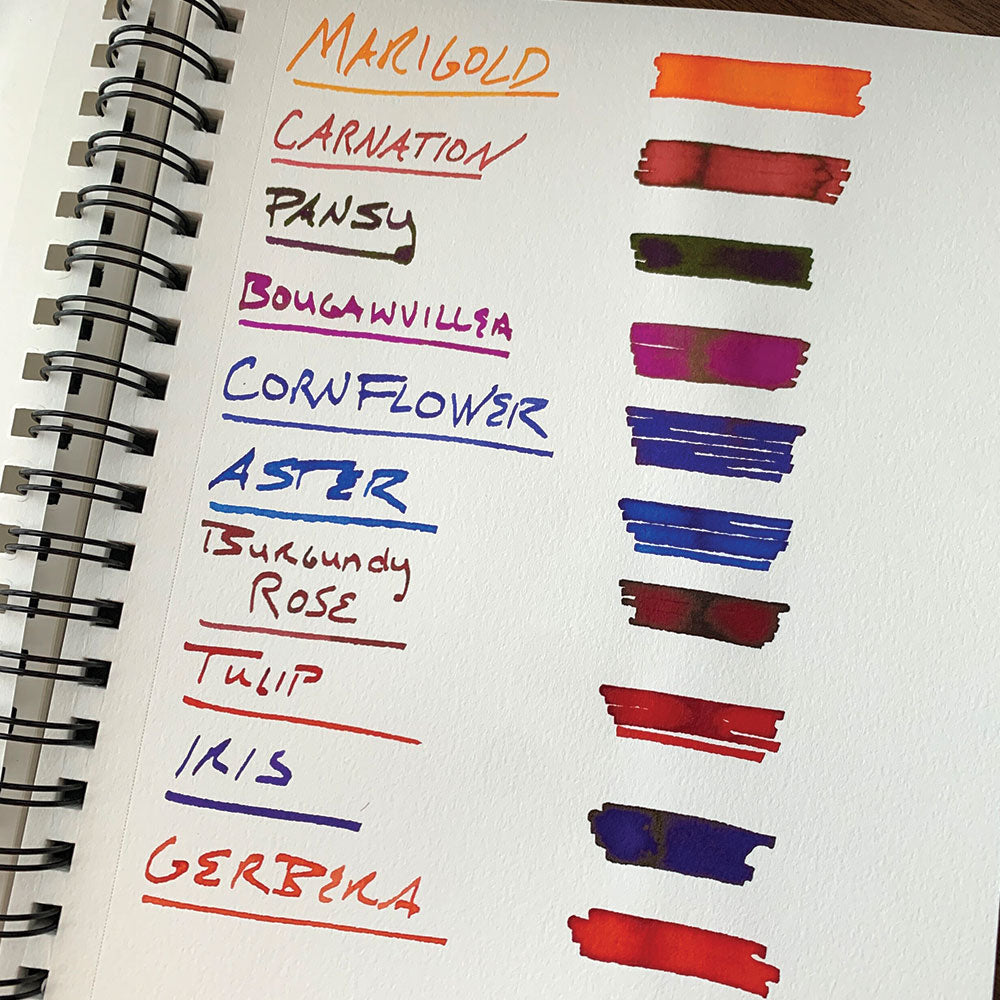 Diamine Flower Burgundy Rose Dolmakalem Mürekkebi