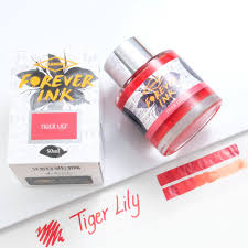 Diamine Forever Ink Tiger Lily Pigment Mürekkep