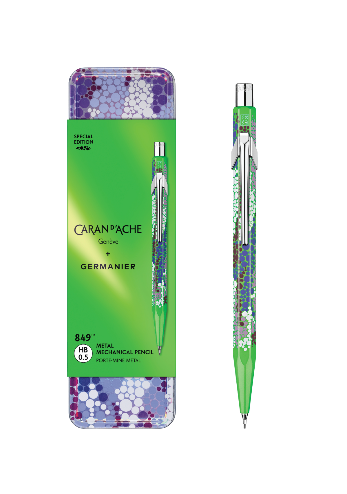 Caran d’Ache 849 Germanier Versatil Kalem 0,5 mm – Neon Yeşil