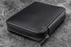 Expansi-Folio Deri Geniş A5 Fermuarlı Organizer - Black