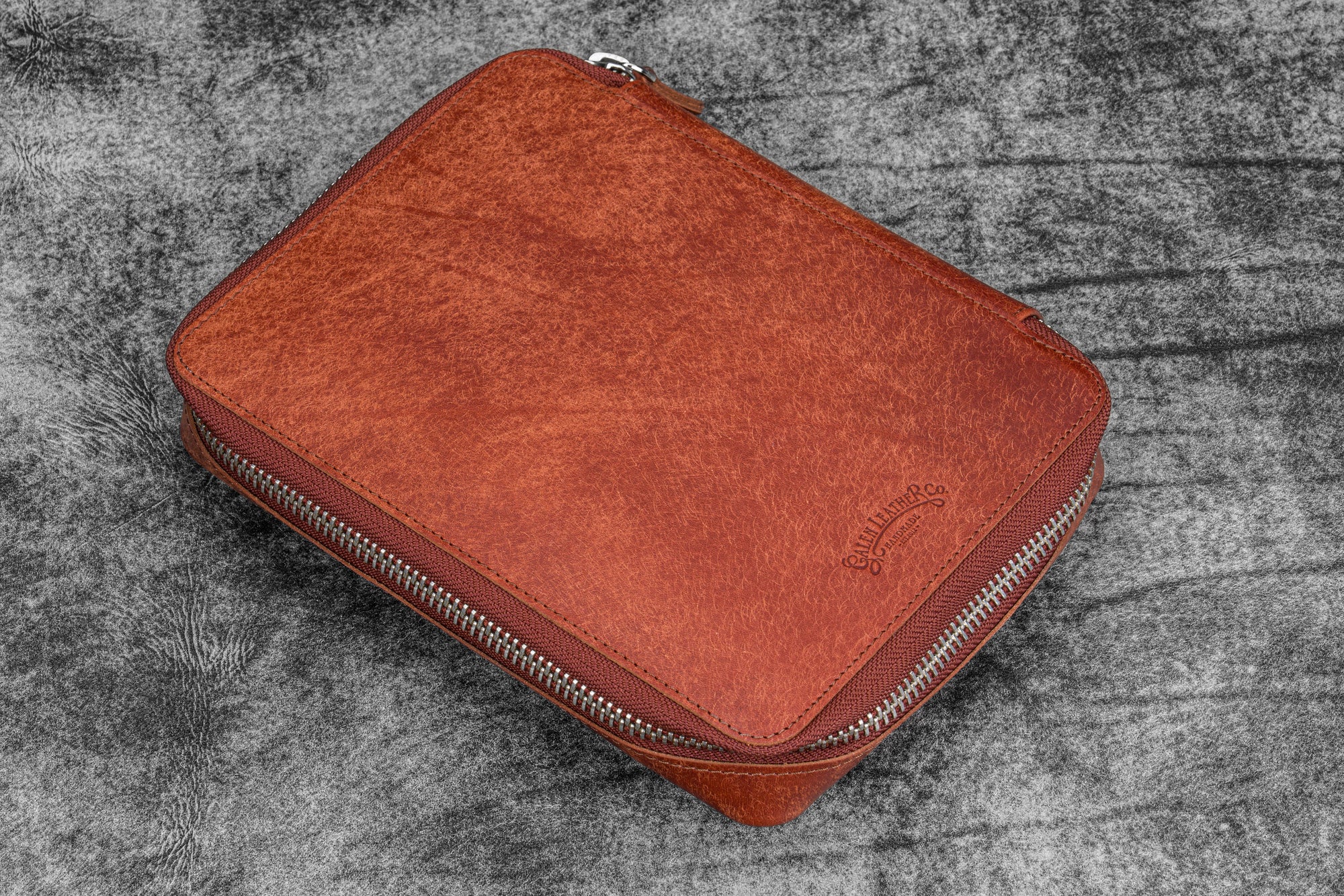 Expansi-Folio  Deri Geniş A5 Fermuarlı Organizer - Aged Copper