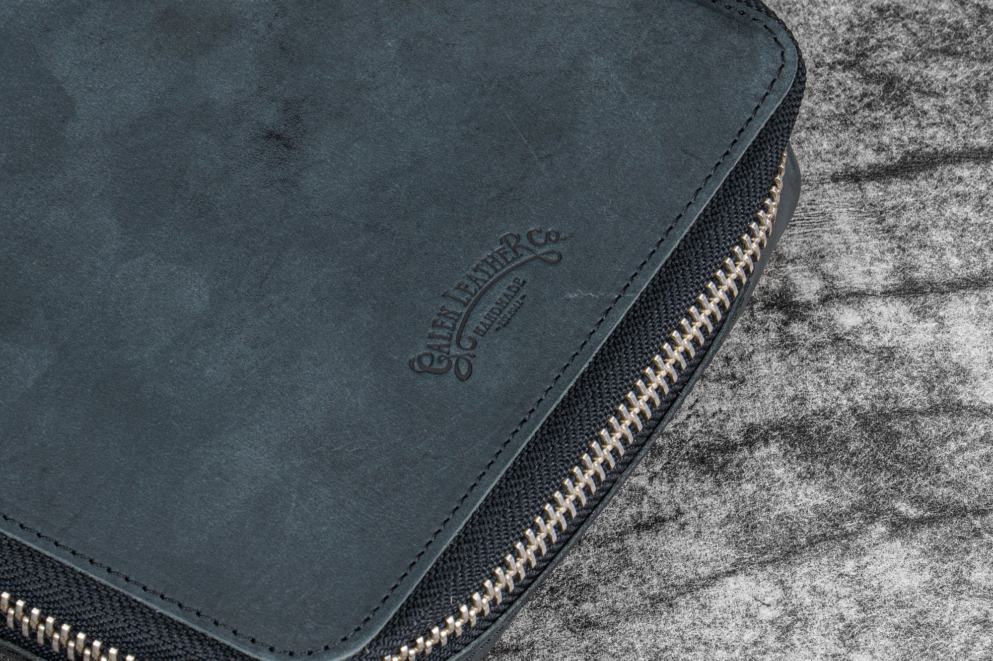 Expansi-Folio  Deri Geniş A5 Fermuarlı Organizer - Crazy Horse Graphite