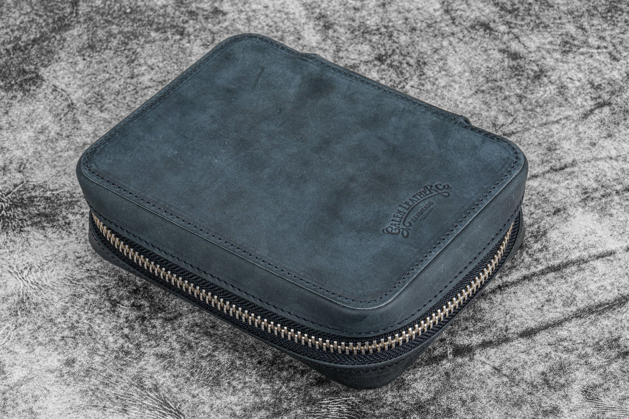 Expansi-Pouch Deri Geniş 10'lu Kalemlik - İçi Çıkarılabilir - Crazy Horse Graphite