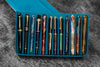Fermuarlı Magnum Opus 12 &#39;li Kalemlik - C.H. Okyanus Mavi