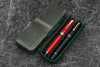 Fermuarlı Magnum Opus 2&#39;li Kalemlik- Crazy Horse Forest Green