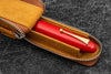 Fermuarlı Magnum Opus Tekli Kalemlik- Crazy Horse Brown