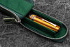 Fermuarlı Magnum Opus Tekli Kalemlik - Crazy Horse Forest Green