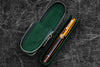 Fermuarlı Magnum Opus Tekli Kalemlik - Crazy Horse Forest Green