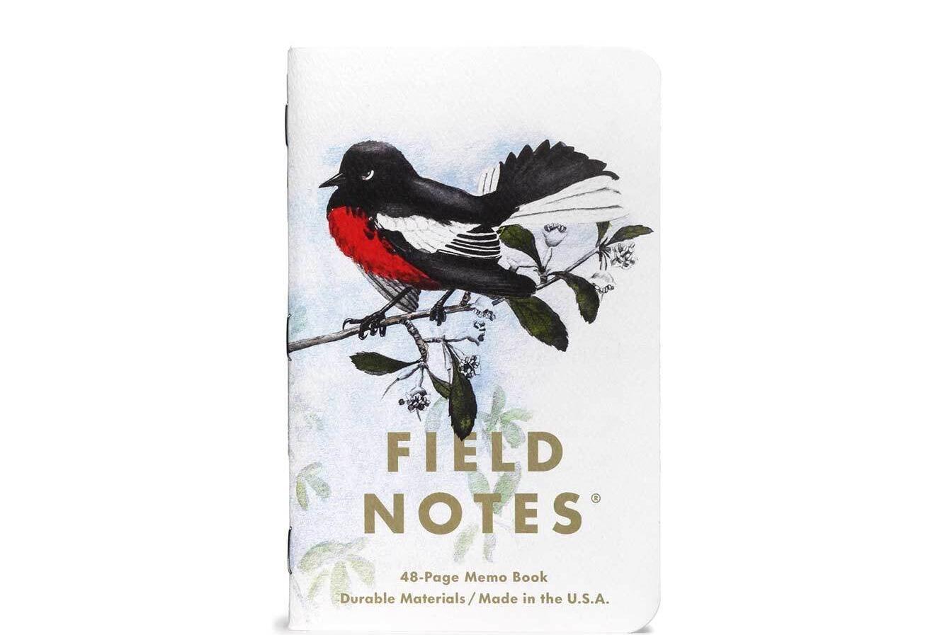 Field Notes Cep Boyu Defter, Çizgili 3'lü Set - Birds &amp; Trees C