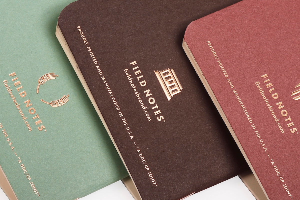Field Notes Cep Boyu Defter, Çizgili 3'lü Set - Lucky