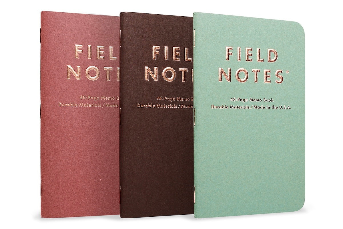 Field Notes Cep Boyu Defter, Çizgili 3'lü Set - Lucky