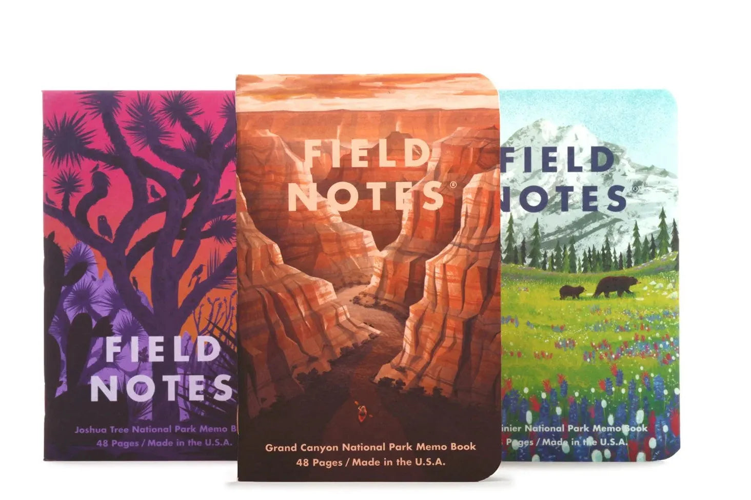 Field Notes Cep Boyu Defter, Kareli 3'lü Set - National Parks B