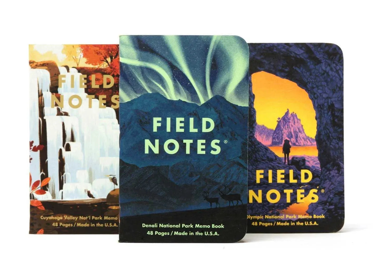 Field Notes Cep Boyu Defter, Kareli 3'lü Set - National Parks E