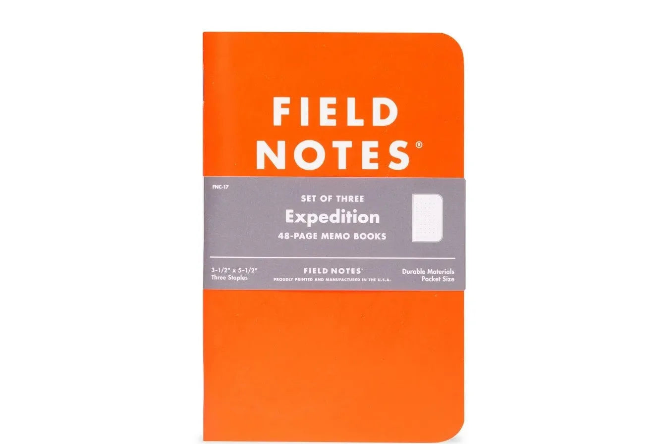 Field Notes Cep Boyu Defter, Noktalı 3'lü Set - Expedition