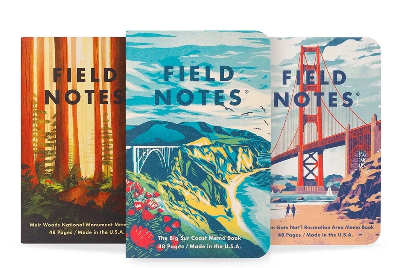 Field Notes Cep Boyu Defter, Noktalı 3'lü Set - Explore America A