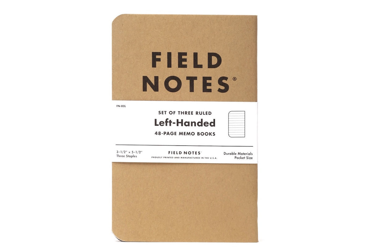 Field Notes Solaklar İçin Cep Boyu Defter, Çizgili 3'lü Set - Original Kraft