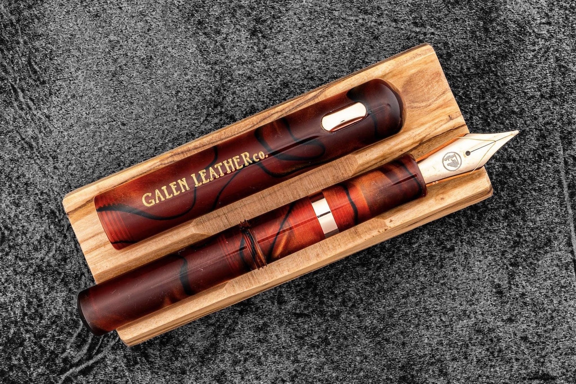 Fine Writing International &amp; Galen Pencket Cep Boyu Dolma Kalem - Amber