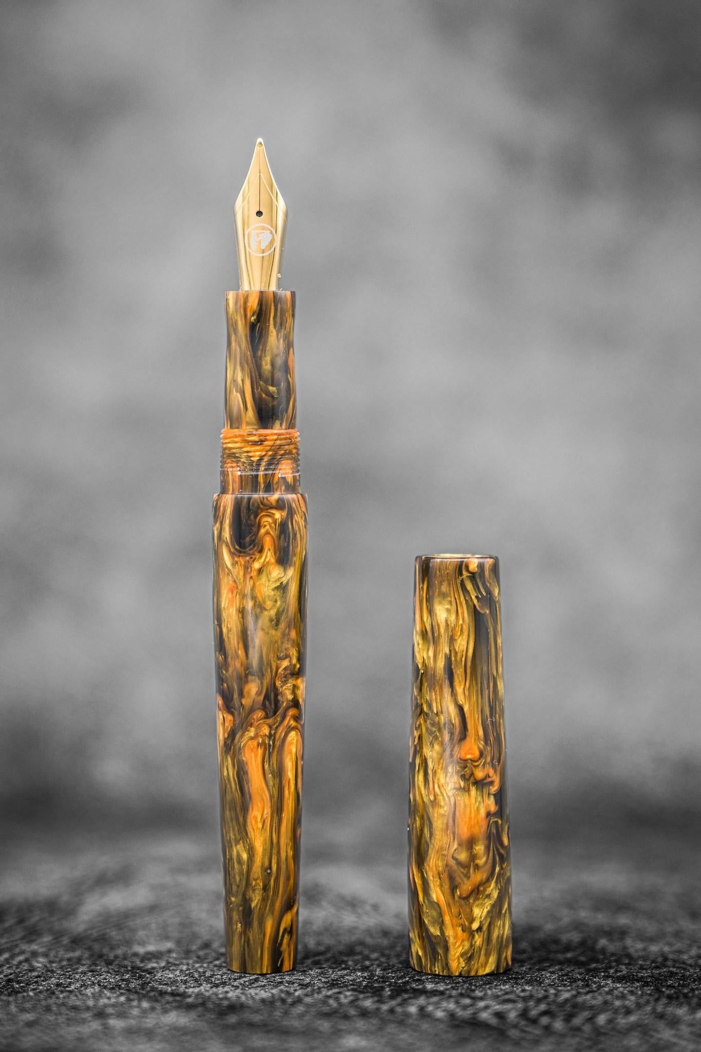 Galen X Studyo Agackakan - Dolma Kalem V1 - Black Old Gold