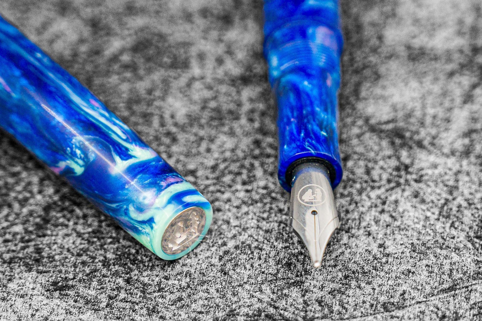 Galen X Studyo Agackakan - Dolma Kalem V1 - Dark Blue Abolone