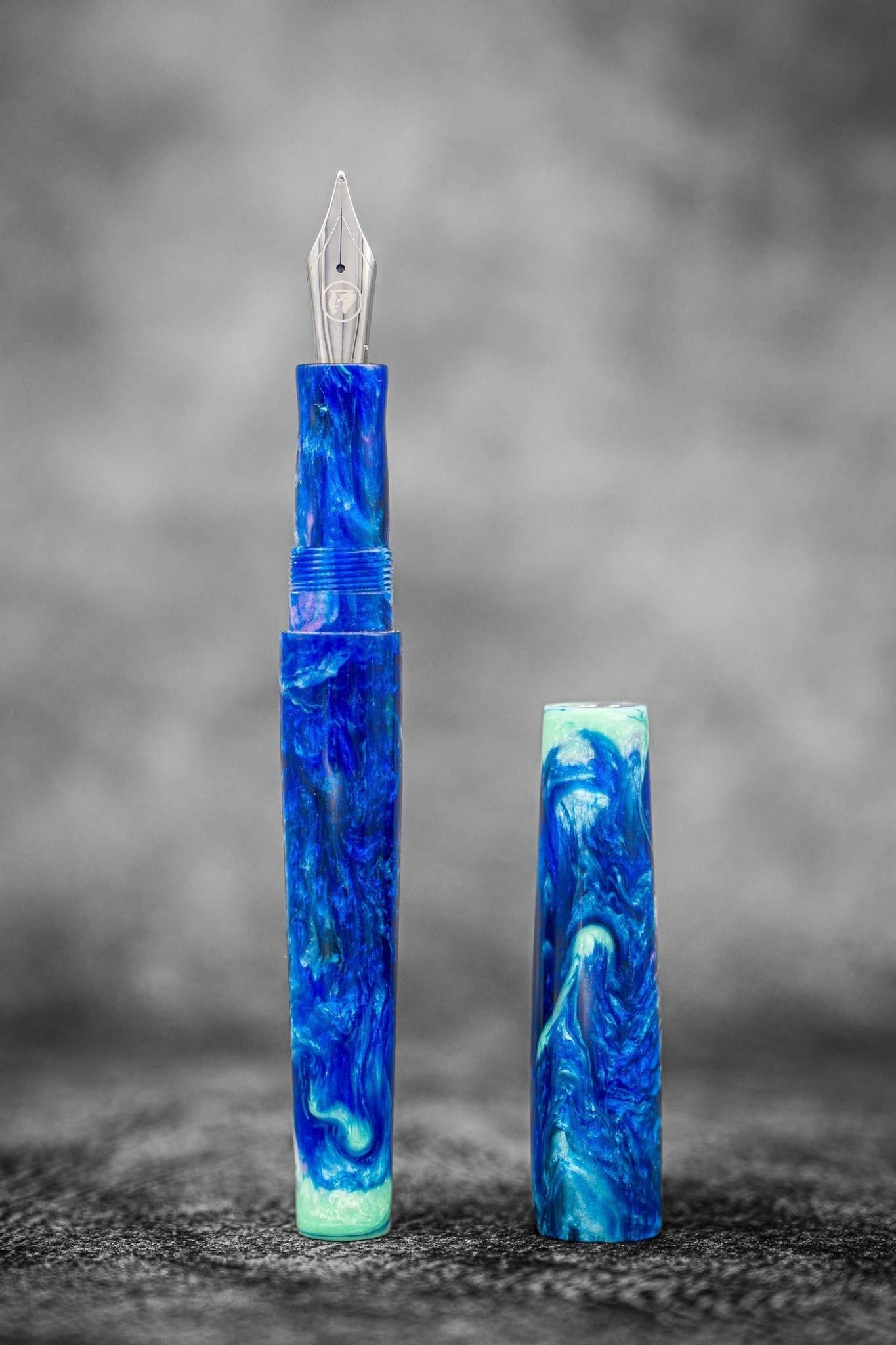 Galen X Studyo Agackakan - Dolma Kalem V1 - Dark Blue Abolone