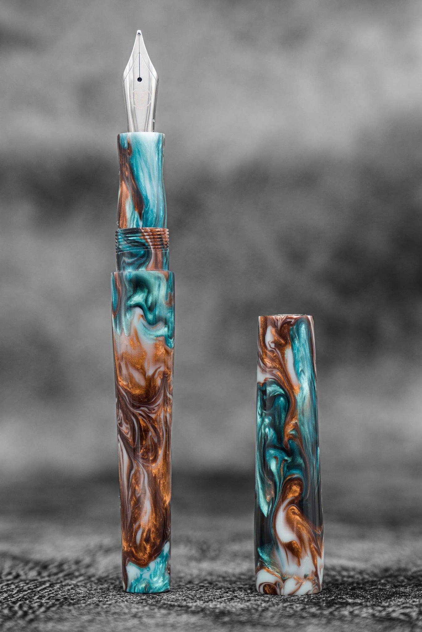 Galen X Studyo Agackakan - Dolma Kalem V1 - Teal Agate