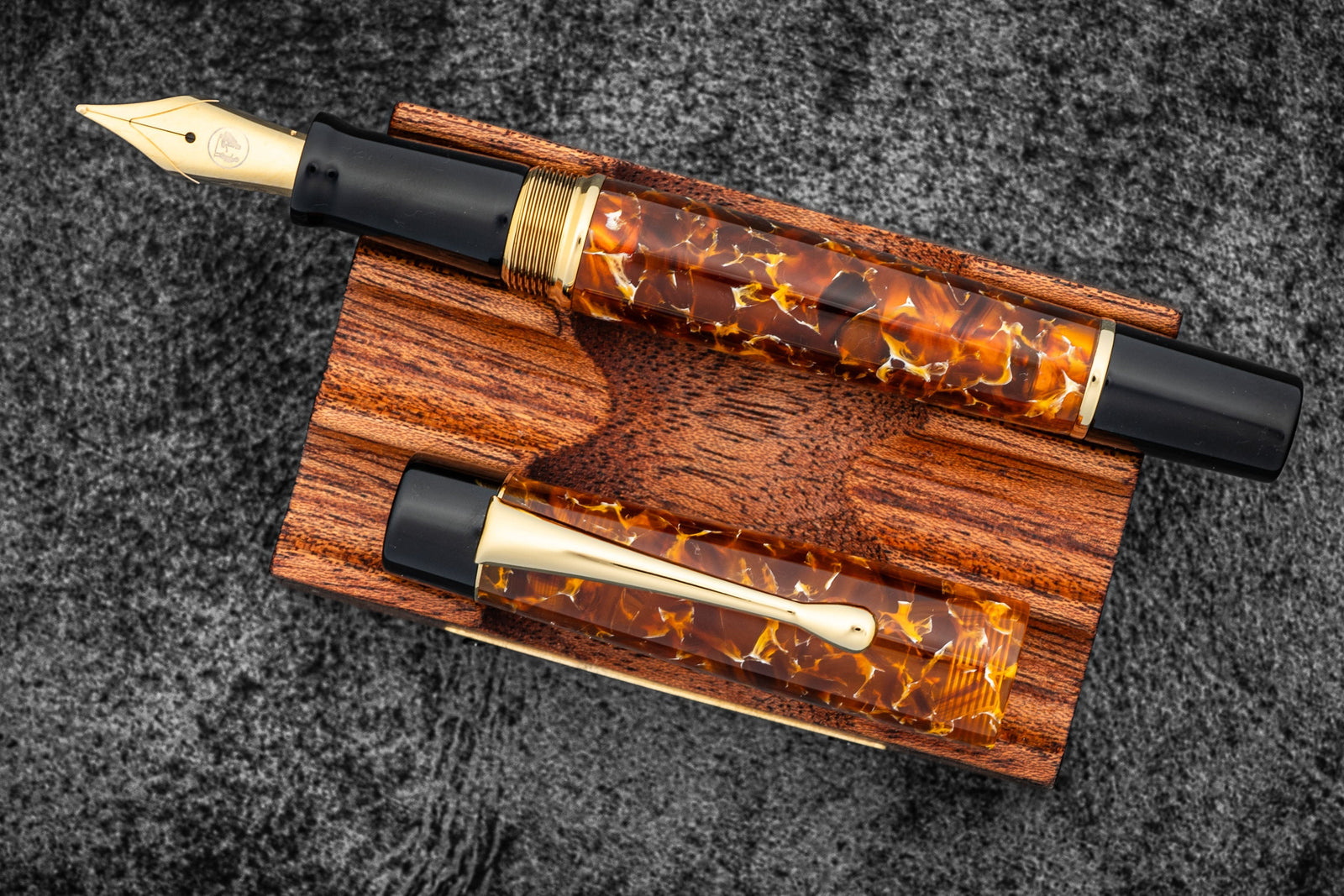 Galen X Studyo Agackakan - Fountain Pen V3 - Tortoise Shell