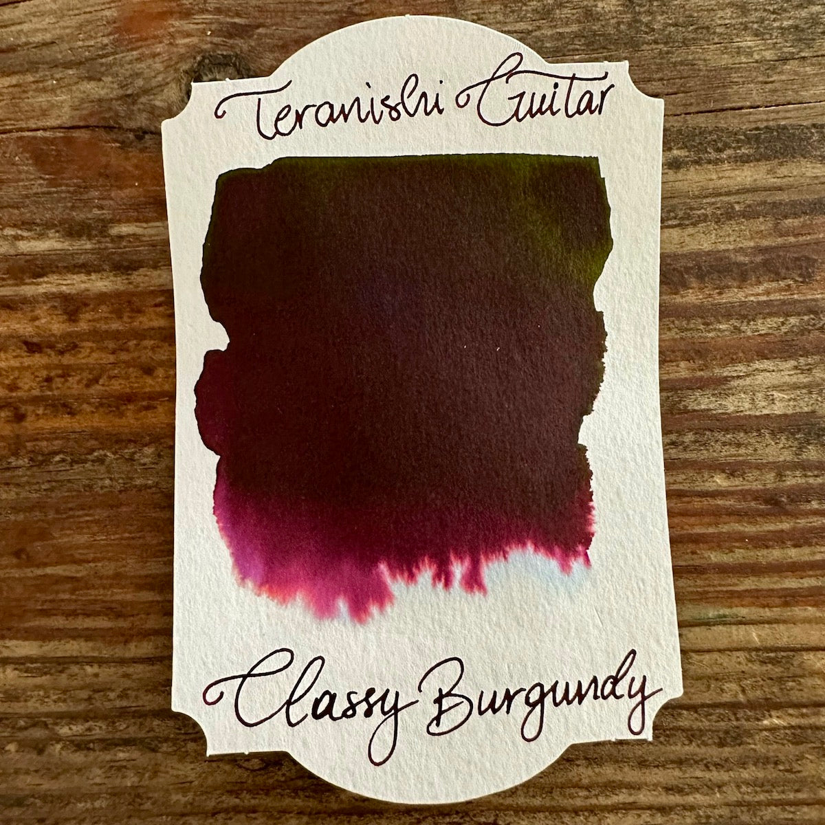 Teranishi Guitar Taisho Roman Haikara Ink - Classy Burgundy