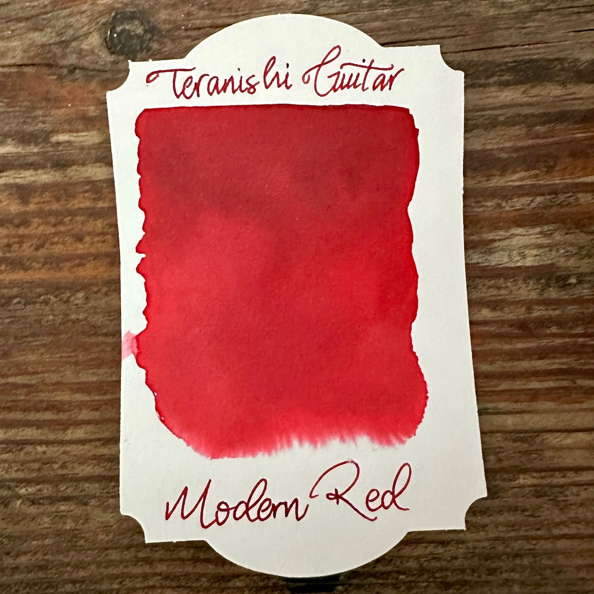 Teranishi Guitar Taisho Roman Haikara Ink - Modern Red