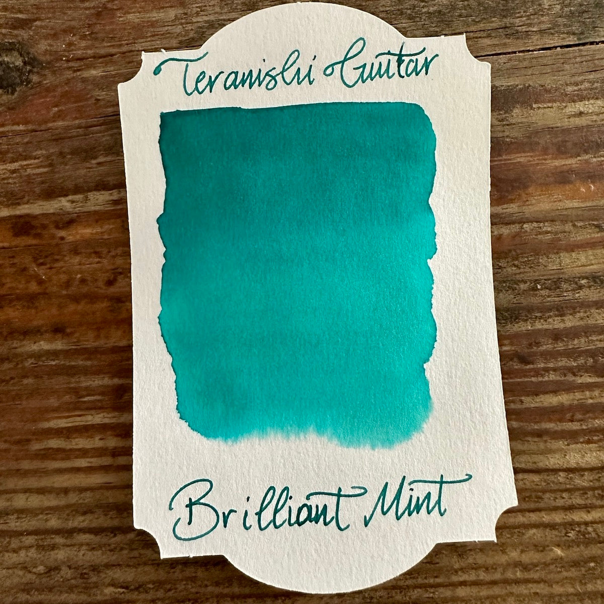 Teranishi Guitar Taisho Roman Haikara Ink - Brilliant Mint